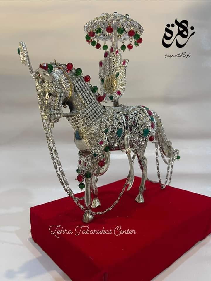 Impressive Kashi Zuljanah Silver Jewellery Red Base