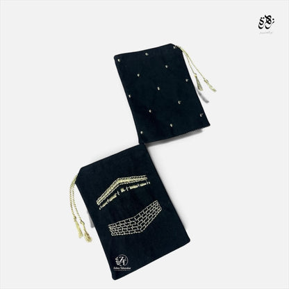 Beautiful Black Moolood-e-Kaaba Pouch With Khane kaba