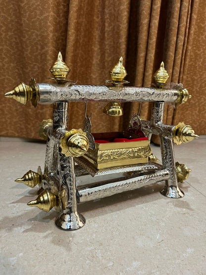 Azakhana Jholah Shahzada Ali Asghar (as) Silver Golden Pipe exclusive Pipe design