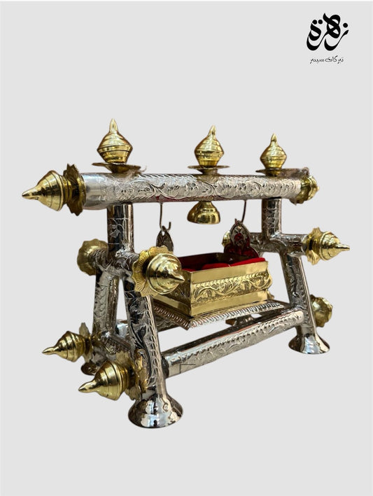 Azakhana Jholah Shahzada Ali Asghar (as) Silver Golden Pipe exclusive Pipe design