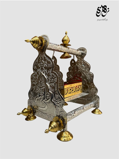 Azakhana Jholah Shahzada Ali Asghar (as) Silver Golden Pipe exclusive Pipe design